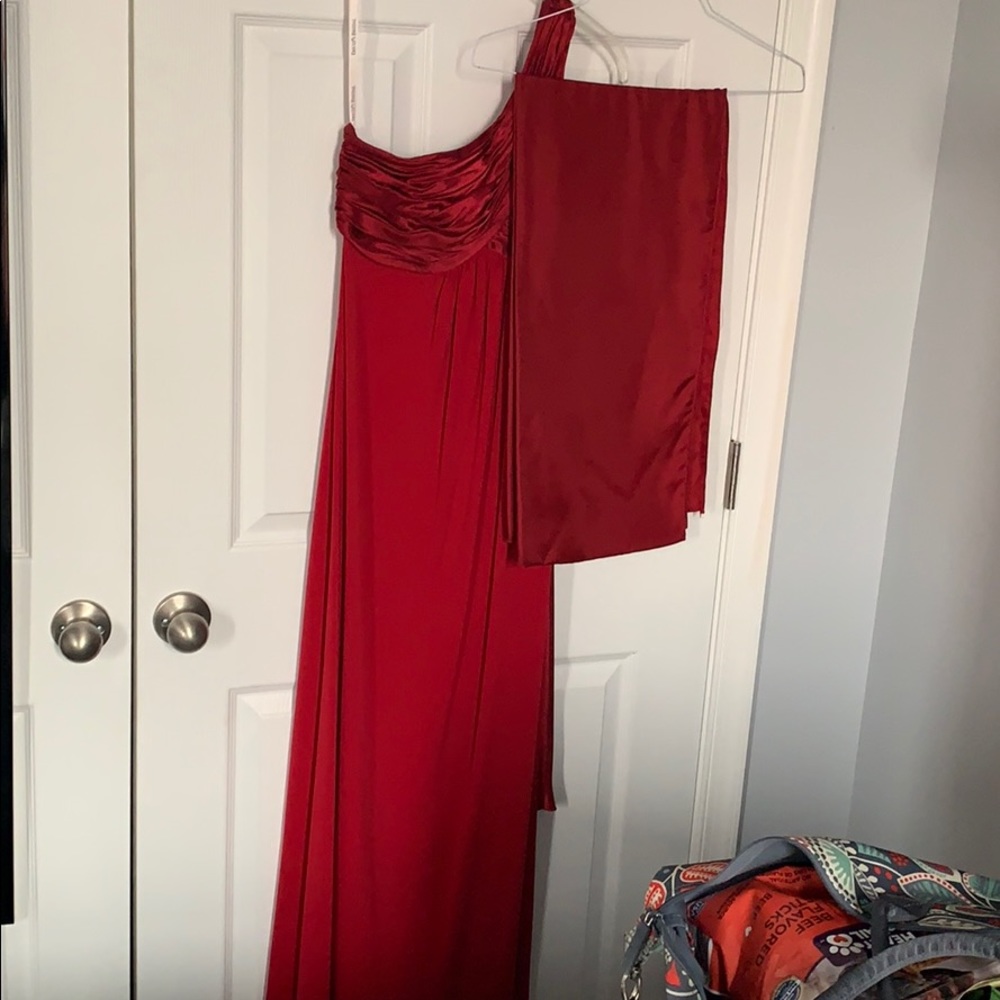 Cocktail/evening dress and scarf